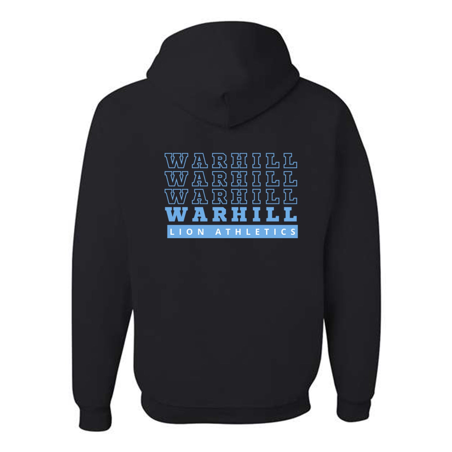 Gildan Warhill Athletics Hooded Sweatshirt, Retro