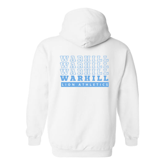 Gildan Warhill Athletics Hooded Sweatshirt, Retro